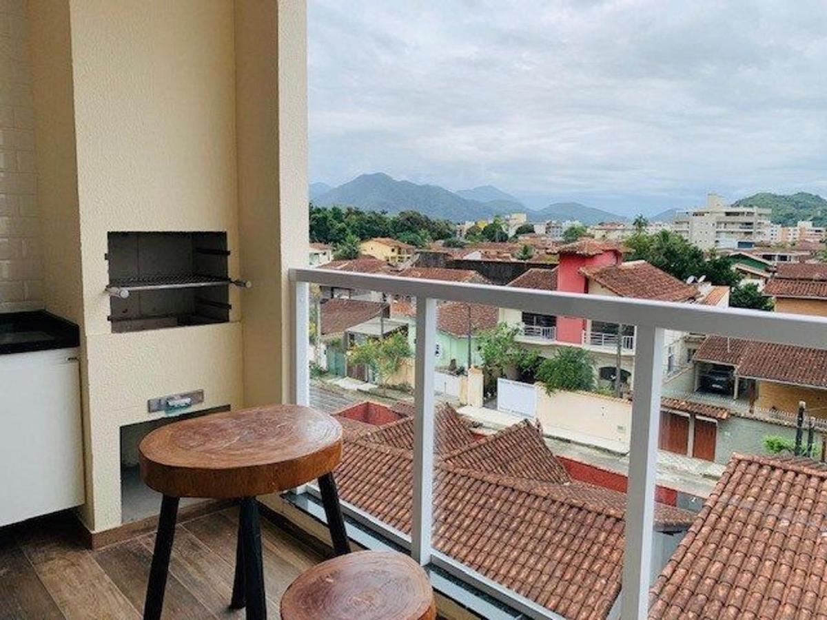 Apto Excelente C/Ar, Varanda Gourmet E Piscina Ubatuba Dış mekan fotoğraf